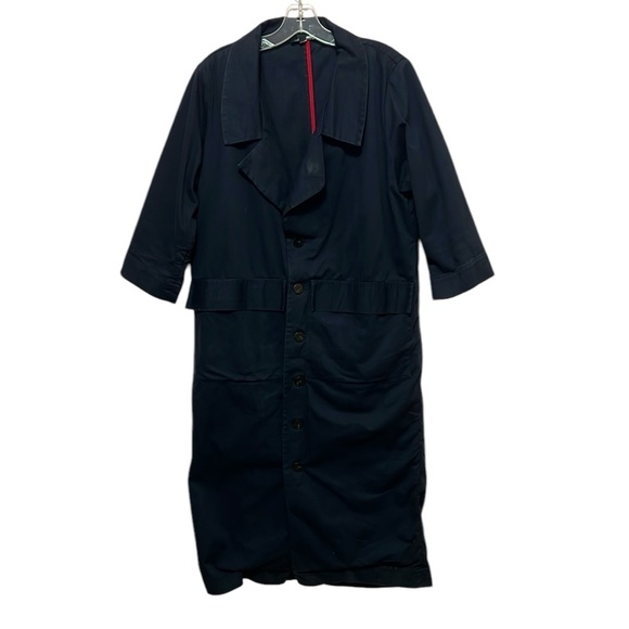 Ilana Kohn Jackets & Blazers - Ilana Kohn Denim Navy Cotton Trench. Size M